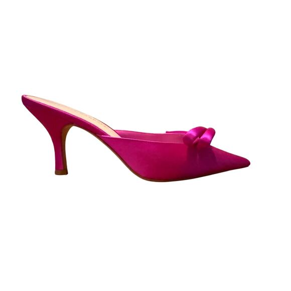 Loeffler Randall Amyra Bow Kitten Mule in Pink Sz. 9 - Picture 7 of 10